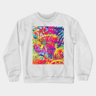 Abstract Magical Garden Crewneck Sweatshirt